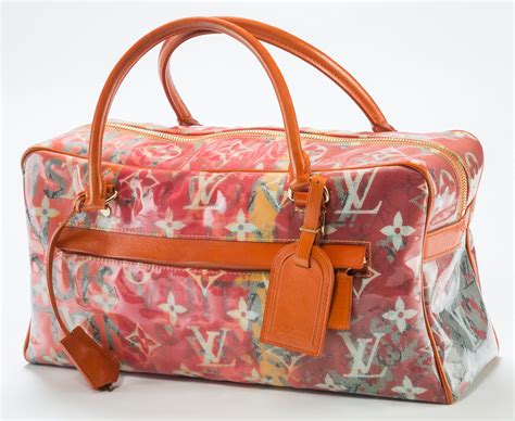 Louis Vuitton Richard Prince Multicolor Satin And Suede 